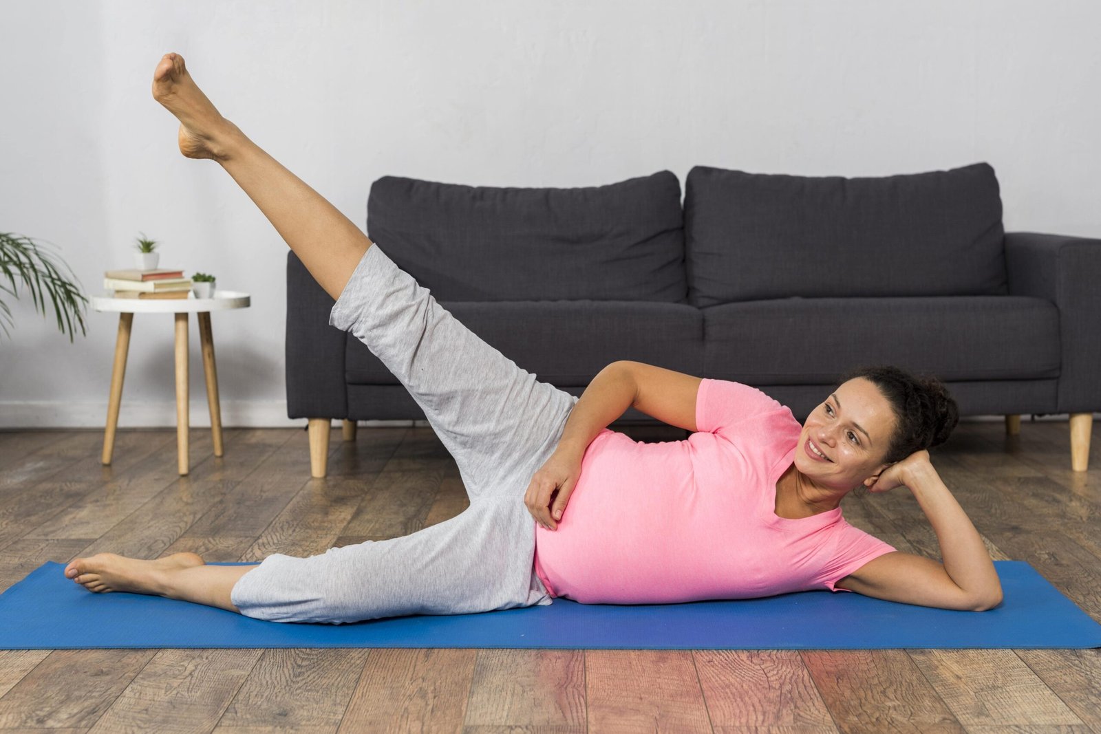 leg lift pregnancy exercise